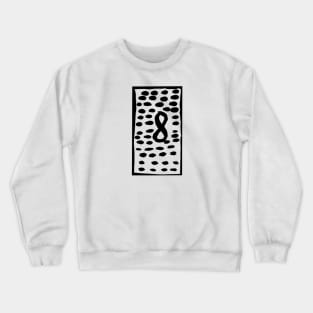 The number eight Crewneck Sweatshirt